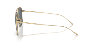 Oliver Peoples Dresner con montatura Oro e lenti  Grigio - L'immagine 4