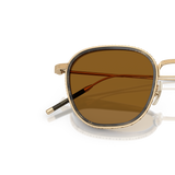 Oliver Peoples TK-9 Sun Gold Plated with 18k Gold Plated frame and Brown lenses - Variant