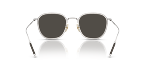 Sie Oliver Peoples TK-9 Sun Gold Plated mit 18k White Gold Plated Gestell und Grau Gläsern - Bild 5
