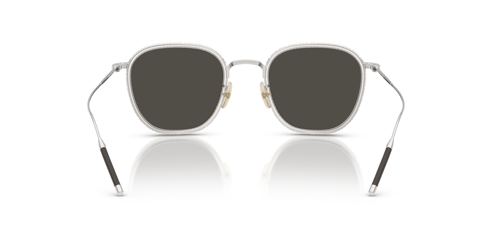 Oliver Peoples TK-9 Sun Gold Plated with 18k White Gold Plated frame and Grey lenses - Image 5