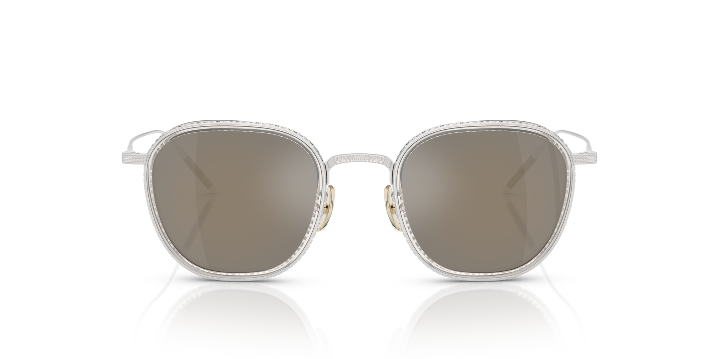Oliver Peoples TK-9 Sun Gold Plated with 18k White Gold Plated