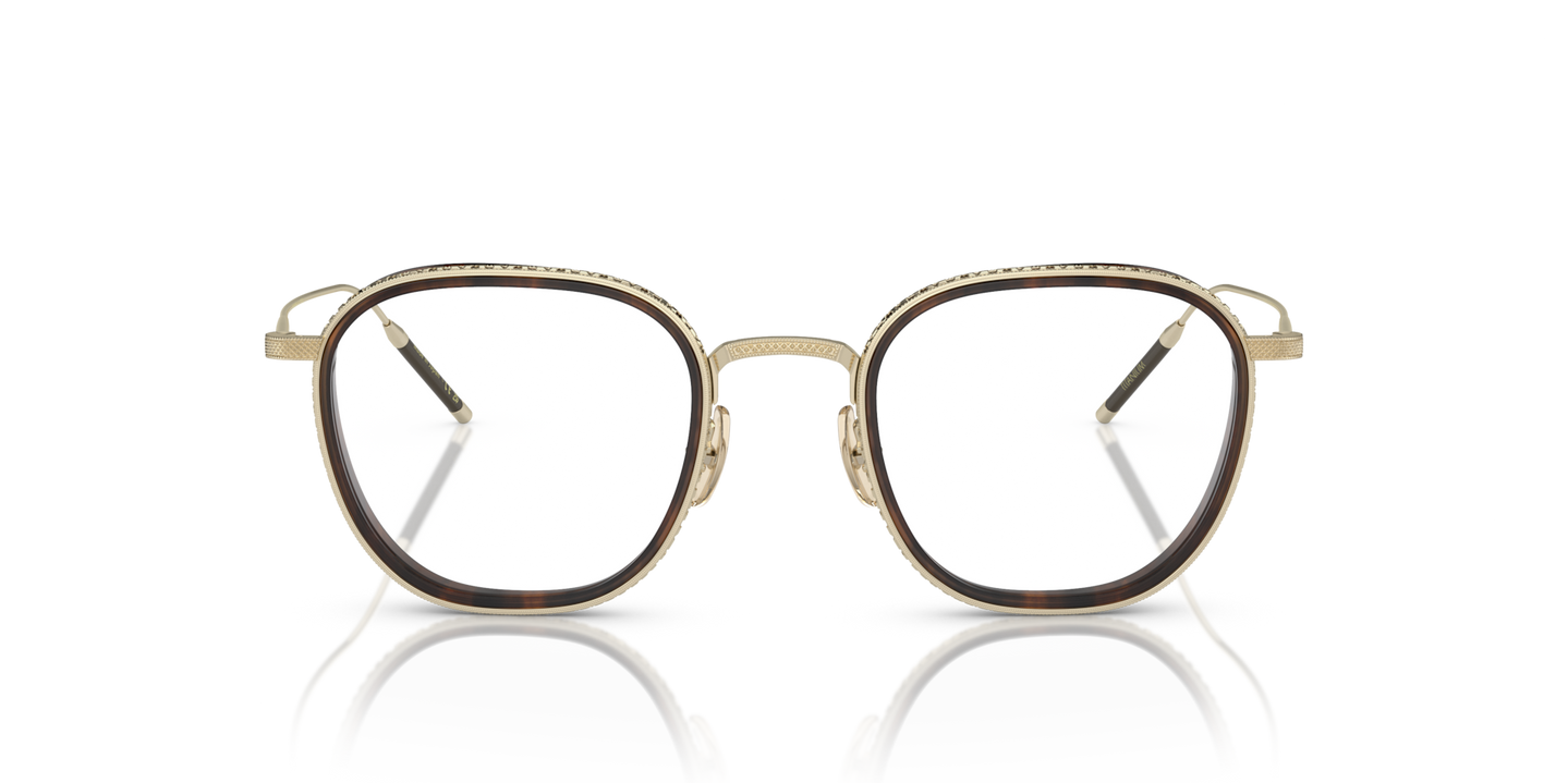 Oliver Peoples TK-9 mit Gold/Tuscany Tortoise Gestell - Bild Material