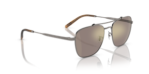 Oliver Peoples Marsan with Antique Pewter frame and Brown lenses - Image 3