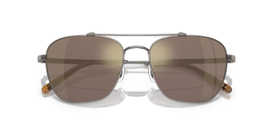 Oliver Peoples Marsan con montatura Peltro Antico e lenti  Marrone - L'immagine 6