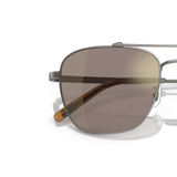 Sie Oliver Peoples Marsan mit Antik Zinn Gestell und Braun Gläsern - Variant