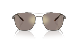 Oliver Peoples Marsan con montatura Peltro Antico e lenti  Marrone - L'immagine 2