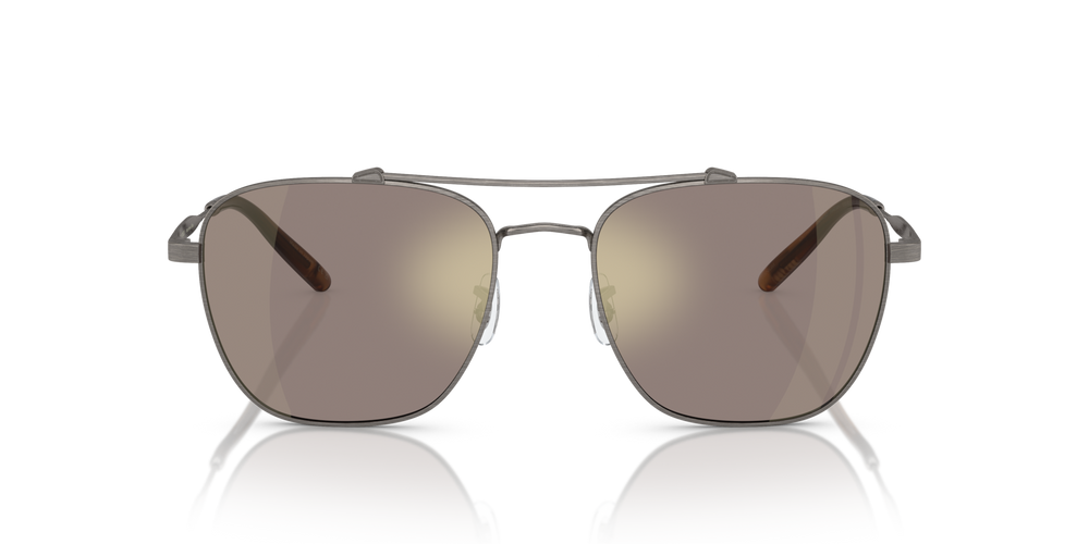 Oliver Peoples Marsan with Antique Pewter frame and Brown lenses - image 2