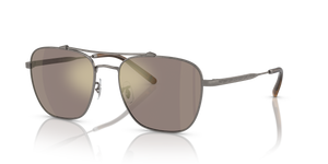 Oliver Peoples Marsan with Antique Pewter frame and Brown lenses - Image 1