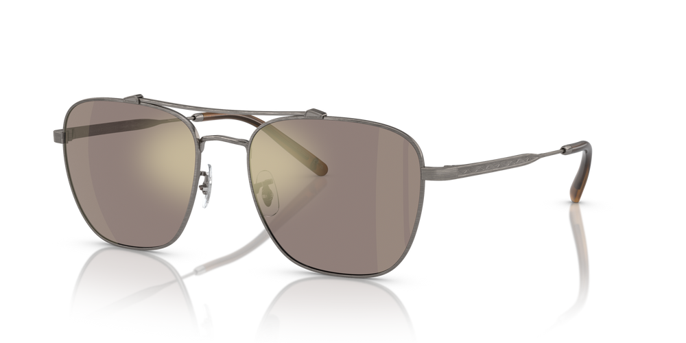 Oliver Peoples Marsan with Antique Pewter frame and Brown lenses - image 1