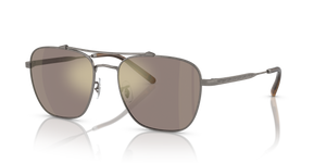 Oliver Peoples Marsan with Antique Pewter frame and Brown lenses - image 1