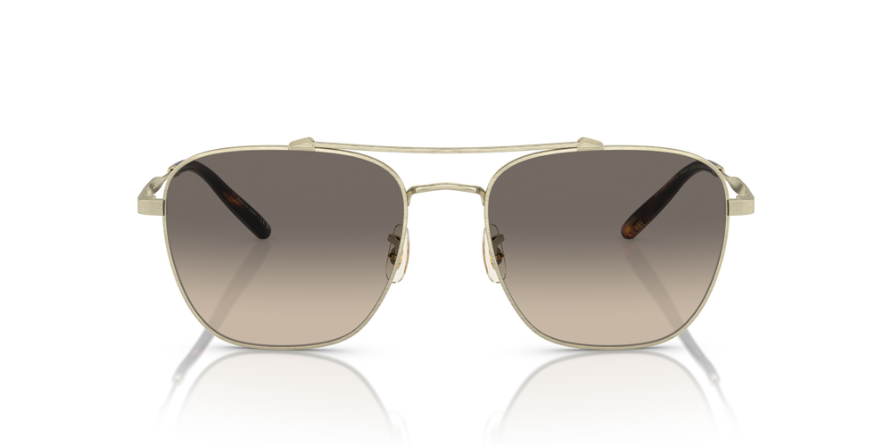 Sie Oliver Peoples Marsan mit Gold gebürstet Gestell und Grau Gläsern - bild 2