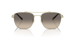 Sie Oliver Peoples Marsan mit Gold gebürstet Gestell und Grau Gläsern - bild 2