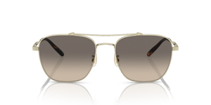 Oliver Peoples Marsan con montatura Oro Spazzolato e lenti  Grigio - L'immagine 2
