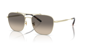 Sie Oliver Peoples Marsan mit Gold gebürstet Gestell und Grau Gläsern - bild 1