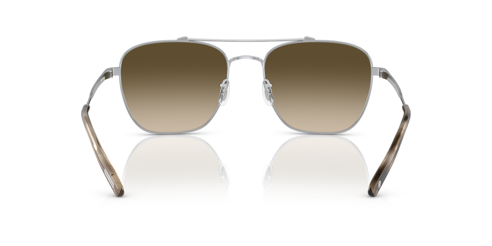 Sie Oliver Peoples Marsan mit Silber gebürstet Gestell und Grün Gläsern - bild 5