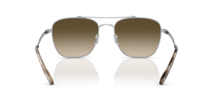 Sie Oliver Peoples Marsan mit Silber gebürstet Gestell und Grün Gläsern - bild 5