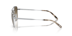 Oliver Peoples Marsan with Brushed Silver frame and Green lenses - Image 4