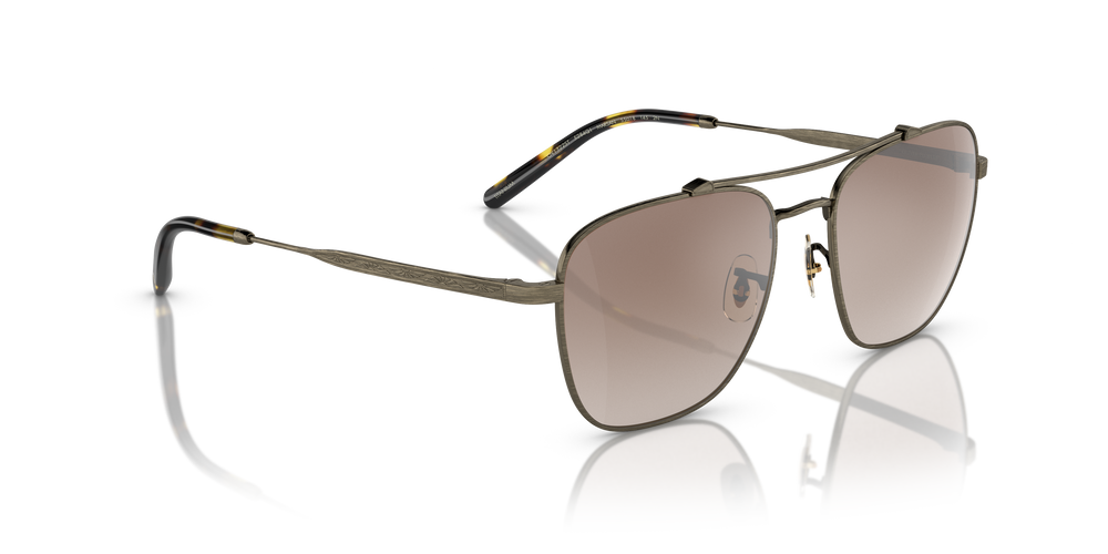 Oliver Peoples Marsan with Antique Gold frame and Tuscan Brown