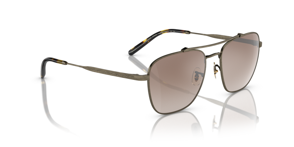 Oliver Peoples Marsan con montatura Oro Antico e lenti  Marrone - immagine 3