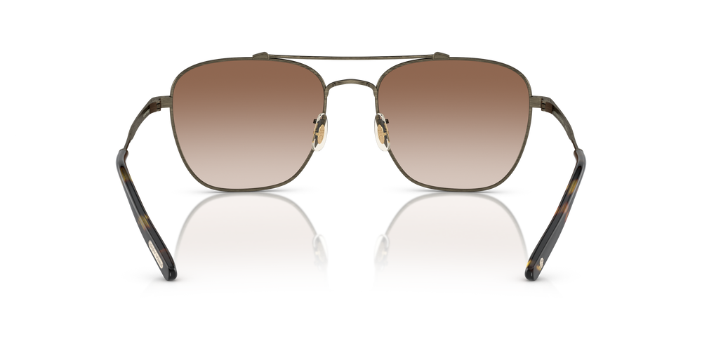 Oliver Peoples Marsan with Antique Gold frame and Tuscan Brown