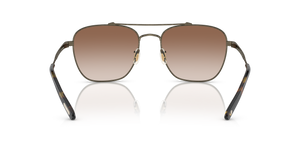 Oliver Peoples Marsan con montatura Oro Antico e lenti  Marrone - L'immagine 5