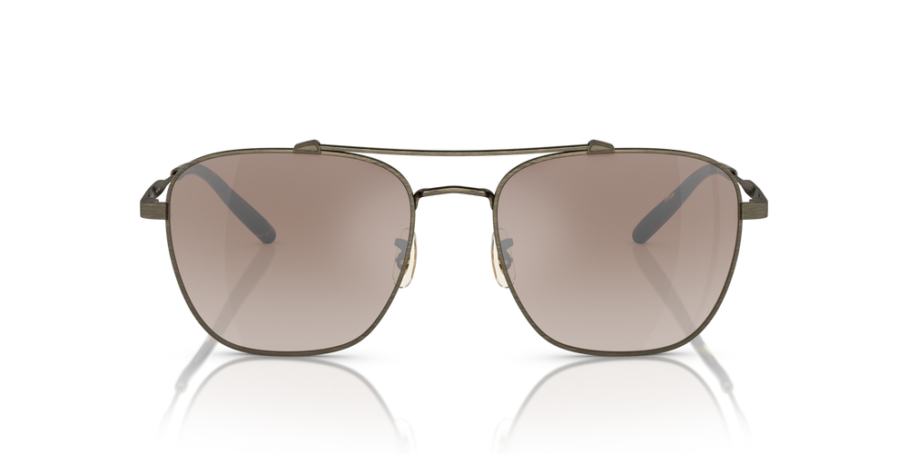 Oliver Peoples Marsan con montatura Oro Antico e lenti  Marrone - immagine 2