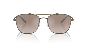 Oliver Peoples Marsan con montatura Oro Antico e lenti  Marrone - immagine 2