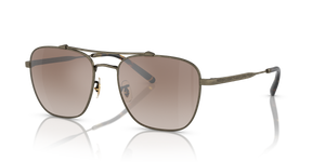 Oliver Peoples Marsan with Antique Gold frame and Tuscan Brown