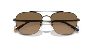 Oliver Peoples Marsan avec une monture Or patiné et des verres Rose - image 6