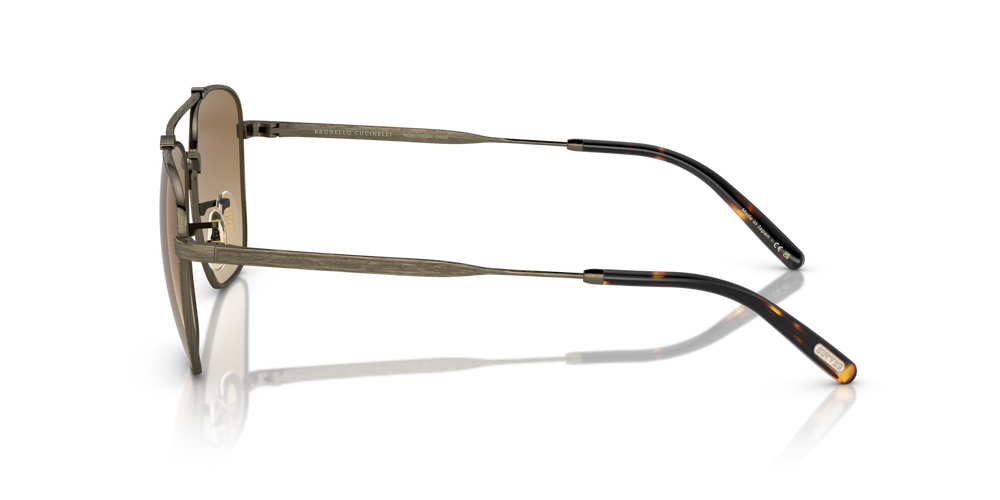 Oliver Peoples Marsan avec une monture Or patiné et des verres Rose - image 4