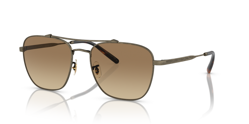 Oliver Peoples Marsan with Antique Gold frame and Pink lenses - image 4