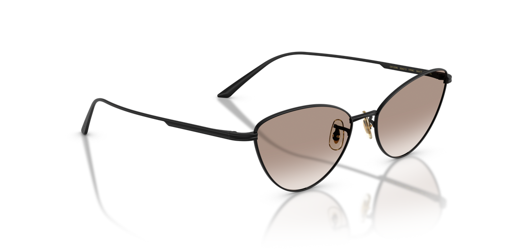 Sie Oliver Peoples 1998C mit Matt Schwarz Gestell und Braun Gläsern - bild 3