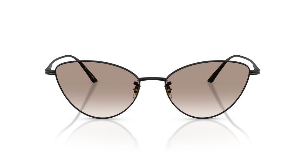 Oliver Peoples 1998C、マットブラックフレーム、ブラウンレンズ - 画像 2