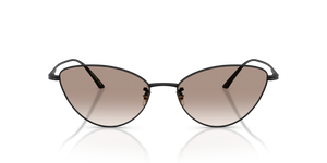 Oliver Peoples 1998C、マットブラックフレーム、ブラウンレンズ - 画像 2