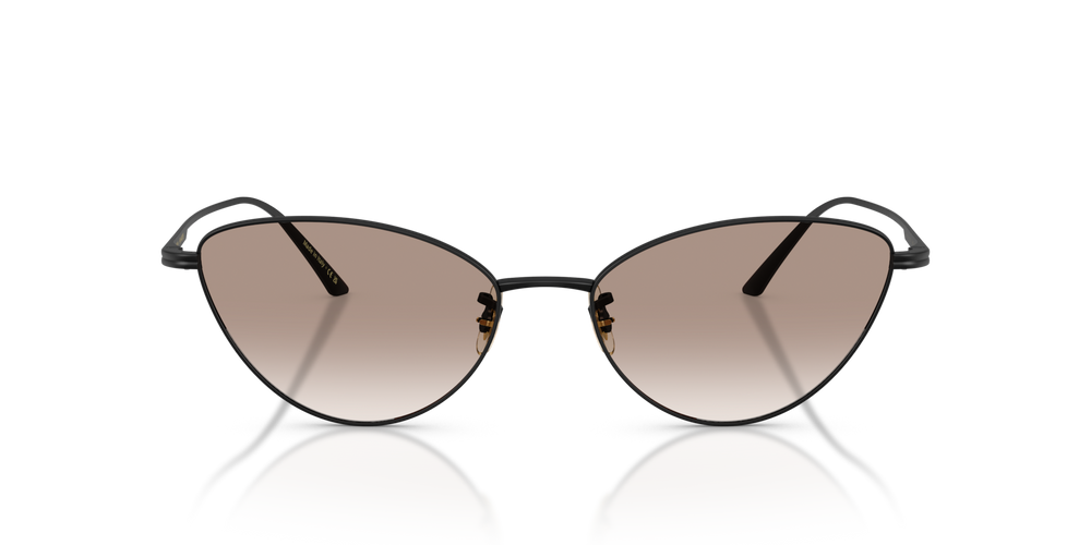 Sie Oliver Peoples 1998C mit Matt Schwarz Gestell und Braun Gläsern - bild 2