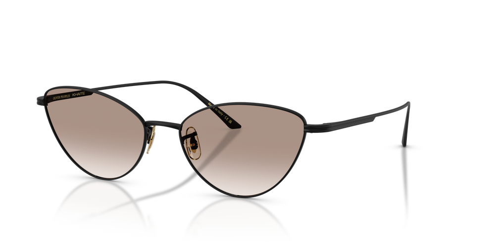 Sie Oliver Peoples 1998C mit Matt Schwarz Gestell und Braun Gläsern - bild 1