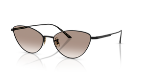 Sie Oliver Peoples 1998C mit Matt Schwarz Gestell und Braun Gläsern - bild 1