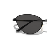 Sie Oliver Peoples 1998C mit Matt Schwarz Gestell und Grau Gläsern - Variant