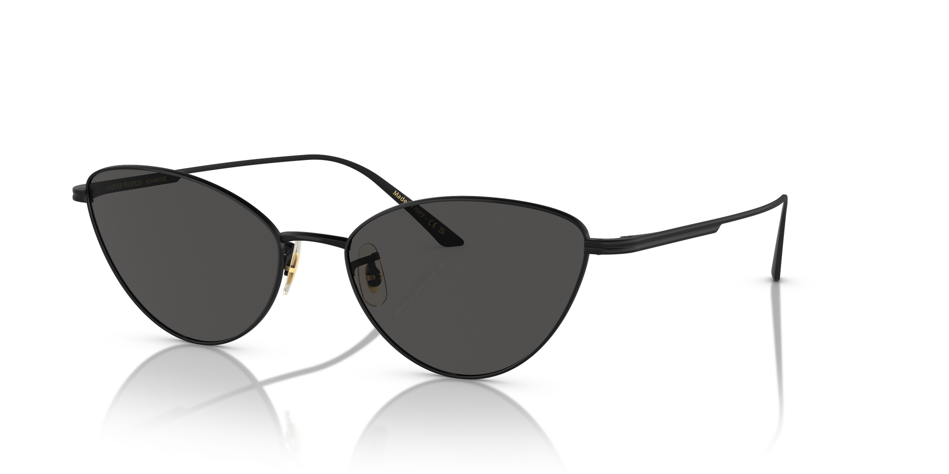 専用OLIVER PEOPLESブラック キャットアイ サングラス Oliver Peoples 1998C with Matte Black frame and Grey lenses