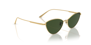 Oliver Peoples 1998C con montatura Oro e lenti  Verde - L'immagine 3