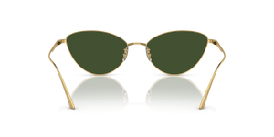 Oliver Peoples 1998C con montatura Oro e lenti  Verde - L'immagine 5