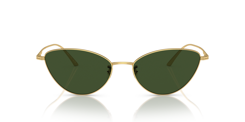 Oliver Peoples 1998C con montatura Oro e lenti  Verde - L'immagine 2