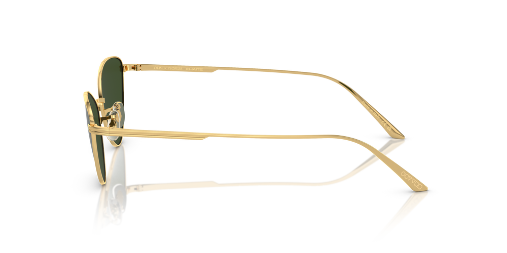 Oliver Peoples 1998C con montatura Oro e lenti  Verde - L'immagine 4