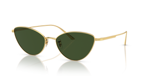 Oliver Peoples 1998C con montatura Oro e lenti  Verde - L'immagine 1