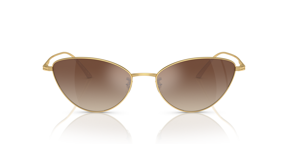 Oliver Peoples 1998C avec une monture Or et des verres Brun - L'image 2