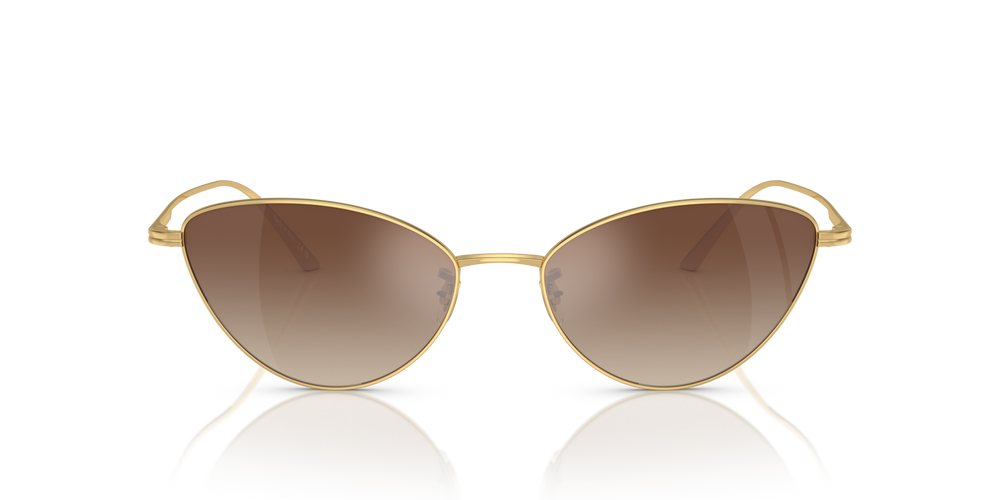 Oliver Peoples 1998C avec une monture Or et des verres Brun - image 2