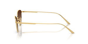 Oliver Peoples 1998C avec une monture Or et des verres Brun - L'image 4