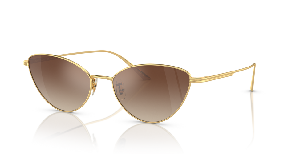 Sie Oliver Peoples 1998C mit Gold Gestell und Braun Gläsern - bild 1