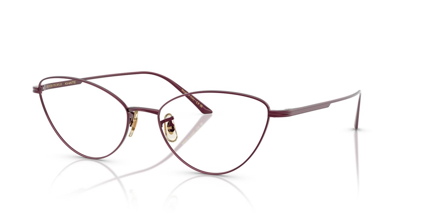 Oliver Peoples 1998RX with Brushed Burgundy frame - Image Nosepads