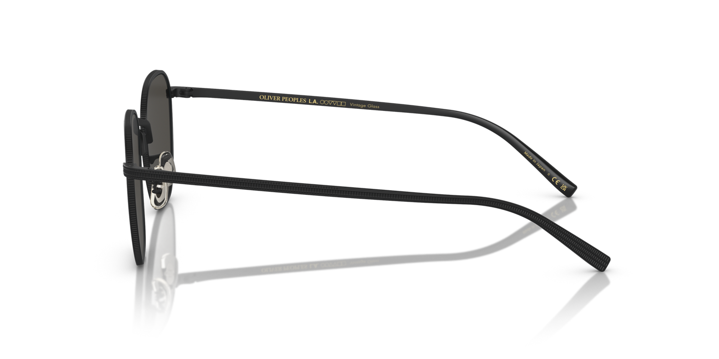 Oliver Peoples Rynn with Matte Black frame and Grey lenses - Image Filigree
